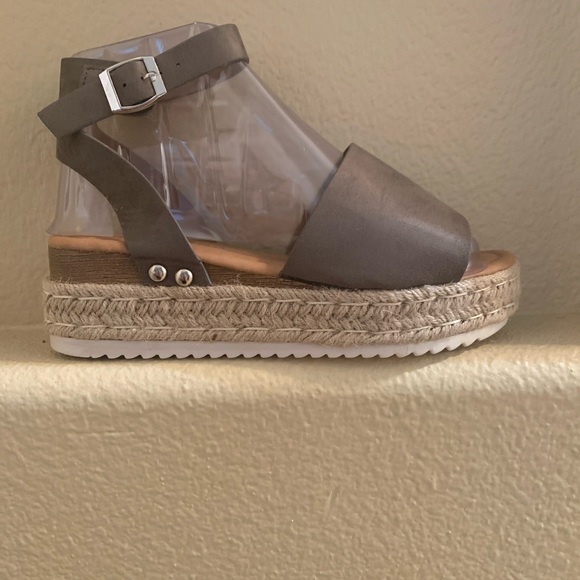 weeboo Shoes - Espadrille Ankle Strap Platform Sandle